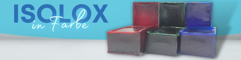 ISOLOX in den Farben Rot, Grün und Blau